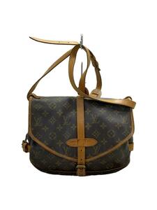 LOUIS VUITTON◆1)ソミュール30_モノグラム・キャンバス_BRW/PVC/BRW