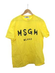 MSGM◆Tシャツ/S/コットン/YLW/無地/2640MM97