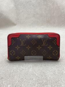 LOUIS VUITTON◆ジッピー・ウォレット・レティーロ_モノグラム・キャンバス_BRW_スリーズ/PVC/BRW/レディース