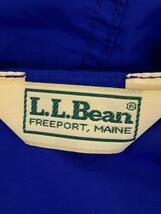 L.L.Bean◆80-90S/アノラック/USA製/ナイロンジャケット/L/ナイロン/BLU/無地_画像3