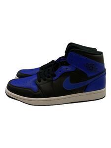 NIKE◆AIR JORDAN 1 MID_エア ジョーダン 1 ミッド/27cm/BLU