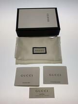 GUCCI◆キーケース/レザー/BLK/無地/メンズ/使用感有/リング一つ欠品_画像5