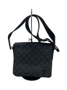 LOUIS VUITTON◆2)ディストリクトPM NV2_モノグラム・エクリプス_BLK/PVC/BLK/総柄