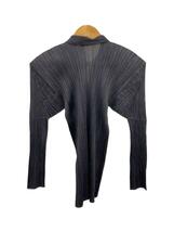 PLEATS PLEASE ISSEY MIYAKE◆長袖ブラウス/4/ポリエステル/GRY/無地/pp04-jk206_画像2