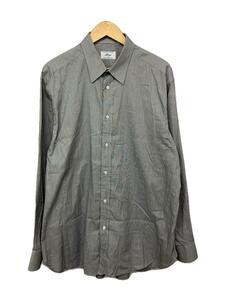 BRIONI◆長袖シャツ/17.5/コットン/GRY