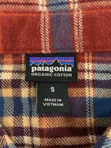 patagonia◆長袖シャツ/S/コットン/BRD/チェック/42405_画像3