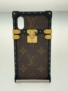 LOUIS VUITTON◆アイ・トランクIPHONEX_モノグラム_BRW/PVC/BRW/総柄/メンズ