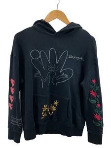 Desigual◆パーカー/S/コットン/BLK/21WMSK14