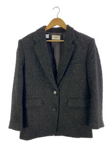 THROW◆22aw/TWEED BOXY TAILOR ジャケット/FREE/ポリエステル/BRW/030GA030-2300