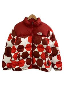 THE NORTH FACE◆ダウンジャケット/L/ナイロン/RED/nf0a51x4