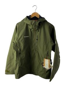 MAMMUT◆Ayako Pro HS Hooded Jacketマウンテンパーカ/L/ゴアテックス/カーキ/1010-27550