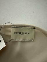 UNITED ARROWS◆長袖ブラウス/36/ポリエステル/ベージュ/無地/1521-215-1280/UNITED ARROWS_画像3