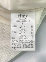 eimy istoire◆7分袖ワンピース/FREE/アクリル/WHT_画像4