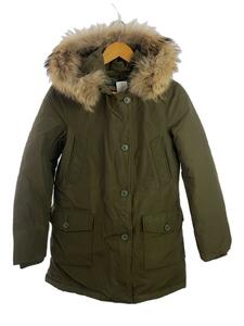 Woolrich◆ダウンジャケット/XS/コットン/KHK/無地/1502250