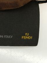 FENDI◆ストール/シルク/ブラウン/レディース_画像2