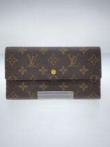 LOUIS VUITTON◆ポルト・トレゾール・インターナショナル_モノグラム・キャンバス_BRW/PVC/BRW/レディース_画像1