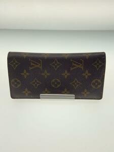 LOUIS VUITTON◆ポルト・フォイユ・ブラザ_モノグラム・キャンバス_BRW/PVC/BRW/レディース