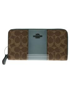 COACH◆長財布/-/BLU/総柄/レディース/31546