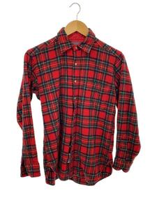 PENDLETON◆シャツ/M/ウール/RED/チェック