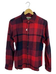 Vivienne Westwood MAN◆ネルシャツ/46/コットン/RED/チェック/VW-WR-82736