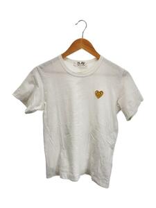 PLAY COMME des GARCONS◆Tシャツ/L/コットン/WHT/AZ-T215