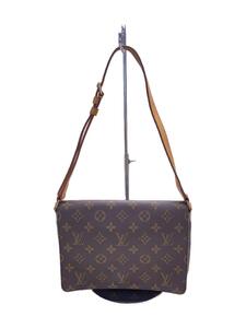 LOUIS VUITTON◆ミュゼット・タンゴ_モノグラム・キャンバス_ショートショルダー/ブラウン/ワンショル/M51257