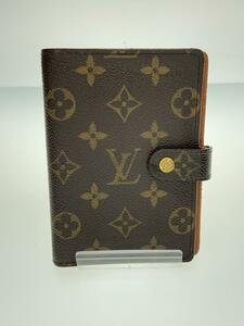 LOUIS VUITTON◆アジェンダPM_モノグラム_BRW/-/BRW/メンズ