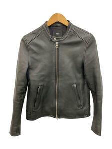 HARE* single rider's jacket /S/ cow leather /BLK/ plain /HA030006AD