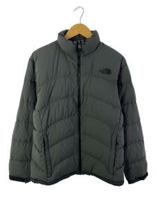 THE NORTH FACE◆ACONCAGUA JACKET_アコンカグア ジャケット/L/ナイロン/GRY/無地