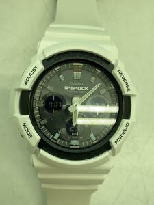 Casio ◆ Quartz Watch/Digiana/Rubber/Gry/Wht/GAW-100B