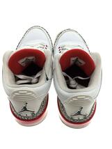 NIKE◆AIR JORDAN 3 RETRO/エアジョーダンレトロ/ホワイト/136064-116/25cm/WHT_画像3