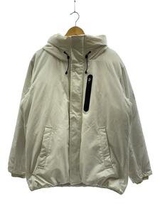 AVIREX◆MILITARY FUNCTION DOWN HOODY JACKET/XL/ポリエステル/WHT/6182198