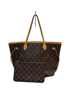 LOUIS VUITTON◆2)ネヴァーフルPM_モノグラム・キャンバス_BRW_ピヴォワンヌ/PVC/BRW