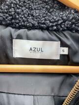 Azul by moussy◆ダウンジャケット/S/ポリエステル/BLK/250cam30-071i_画像3