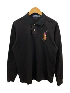 POLO RALPH LAUREN◆ポロシャツ/L/コットン/BLK