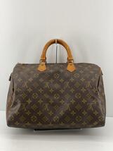 LOUIS VUITTON◆1)スピーディ35_モノグラム・キャンバス_BRW/PVC/ブラウン/ボストンバッグ_画像3