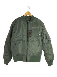 WAIPER* flight jacket /40/ nylon /KHK/ plain /22WP36