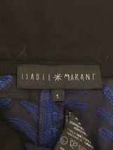 ISABEL MARANT◆花柄刺繍/スカート/1/コットン/BLU/総柄_画像4