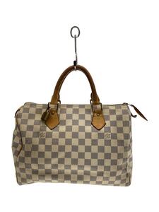 LOUIS VUITTON◆スピーディ30_ダミエ・アズール_WHT/PVC/WHT/N41533