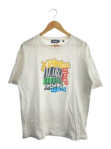 X-LARGE◆STIICKER BOMB/Tシャツ/XL/コットン/WHT/101212011019