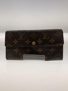 LOUIS VUITTON◆3)ポシェット・ポルト・モネ・クレディ_モノグラム・キャンバス_BRW/PVC/BRW/モノグラム/レディ