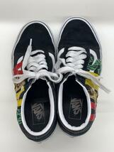 VANS◆ローカットスニーカー/24.5cm/BLK/マルチアニマルラスタ_画像3