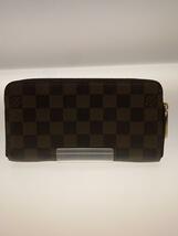 LOUIS VUITTON◆長財布/レザー/マルチカラー/総柄/レディース/ダミエ エベヌ_画像2