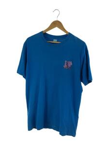 UNDEFEATED◆20SS/Tシャツ/M/コットン/BLU/201077001010/ブリーチ跡有/色褪せ有り