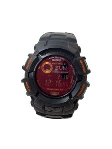 CASIO◆ソーラー腕時計・G-SHOCK/デジタル/BLK