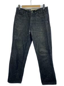 WESTOVERALLS◆801S STRAIGHT DENIM/ストレートパンツ/32/コットン/BLK/17SWPT51A