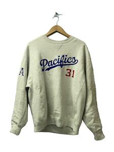 RUSSELL ATHLETIC◆BASEBALL COLLECTION/スウェット/L/コットン/グレー/RC-22149FR