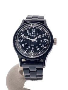 TIMEX◆クォーツ腕時計/アナログ/-/BLK/TW2V19800