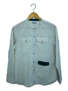 Columbia◆長袖シャツ/L/ポリエステル/WHT/121 PL0141/セカンドヒルシャツ