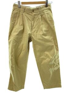 DENHAM◆MIJ CHINO PANTS/ストレートパンツ/-/コットン/ベージュ/01-23-03-10-001